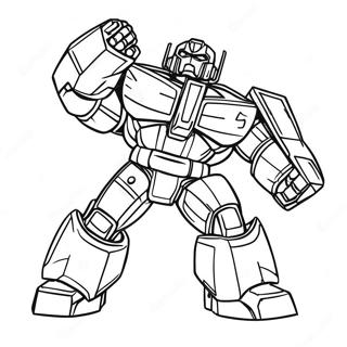 Ironhide In Battle Pose Coloring Page 35934-29881