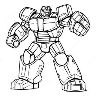 Ironhide In Battle Pose Coloring Page 35934-29882