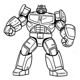 Ironhide In Battle Pose Coloring Page 35934-29883