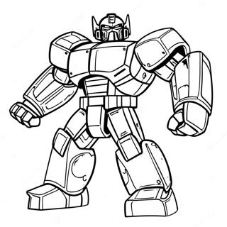 Ironhide In Battle Pose Coloring Page 35934-29884