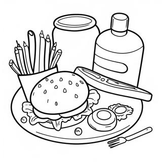 School Lunch Hero Day Coloring Page 35943-29984