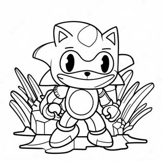 Lego Sonic Coloring Page 35953-29895