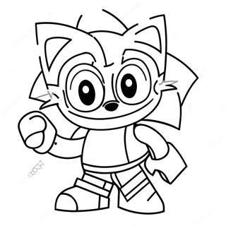 Lego Sonic Coloring Page 35953-30000