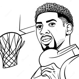 Anthony Davis Dunking Coloring Page 35984-30023