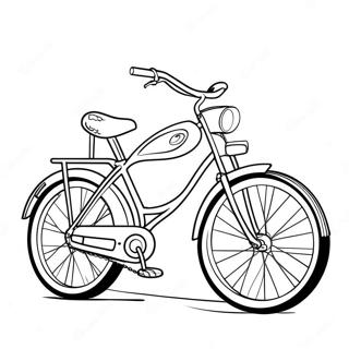 Bicycles Coloring Pages