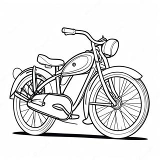 Bike Coloring Page 3599-2924