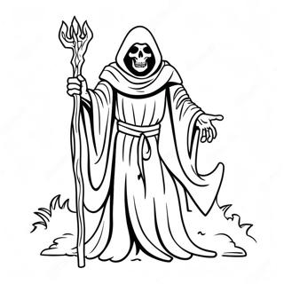 Wraith In Mysterious Shadow Coloring Page 36044-30075