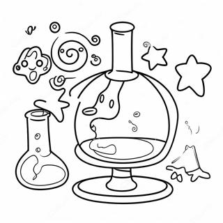 Festive Science Experiment Coloring Page 36064-30085