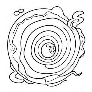 Colorful Jupiter With Swirling Clouds Coloring Page 36074-30094