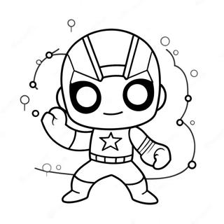 Chibi Marvel Coloring Page 36083-30099