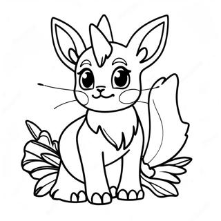 Leafeon Coloring Page 36093-30107