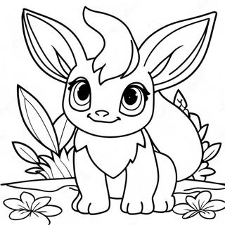 Leafeon Coloring Page 36093-30108