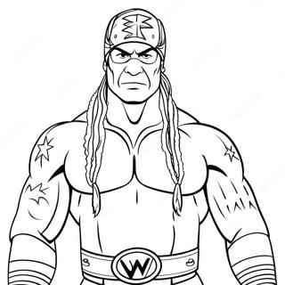 Wwe Coloring Page 3609-2932