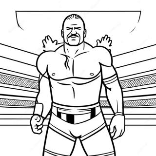 Wwe Championship Match Coloring Page 3610-2933