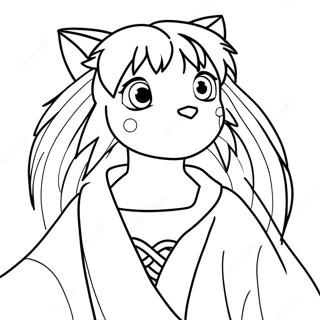 Inuyasha Coloring Page 36123-30134