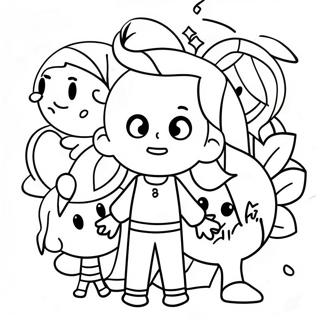 Dream Smp Characters Coloring Page 36134-30142