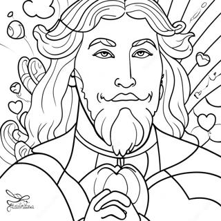 God Is Love Coloring Page 36163-30171