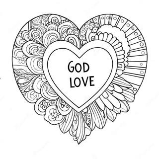 God Is Love Coloring Pages