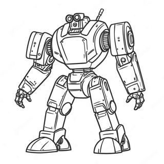 War Robots Coloring Page 36173-30162