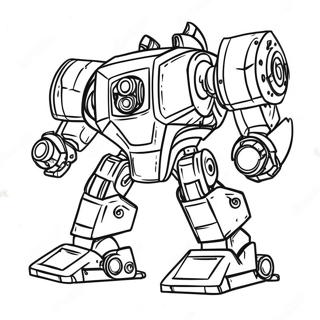 War Robots Coloring Page 36173-30164