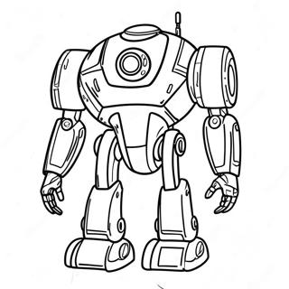 Futuristic War Robots Coloring Page 36174-30178