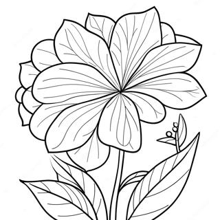 Hydrangea Flower Coloring Page 36183-30175