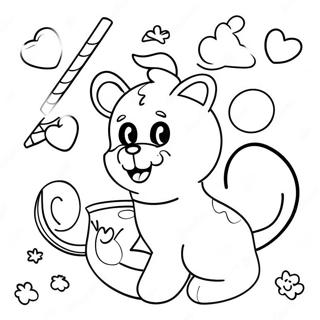 Fun Number 5 Coloring Page 36214-30205