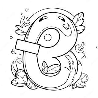 Fun Number 5 Coloring Page 36214-30207