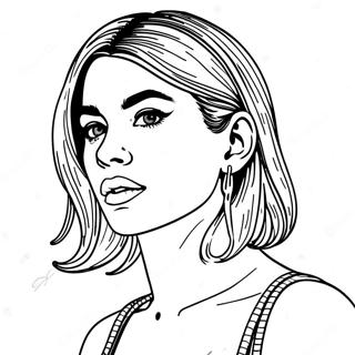 Dua Lipa Coloring Page 36223-30212