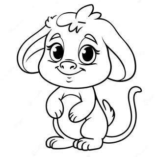 Cute Abu Character Coloring Page 36254-30239