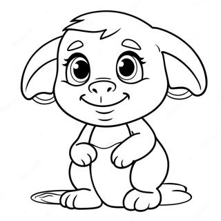 Cute Abu Character Coloring Page 36254-30240