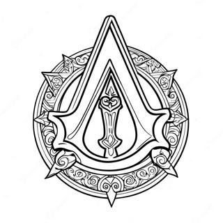 Assassin S Creed Logo Coloring Page 36263-30250