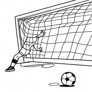 Goal Sheet Coloring Page 36313-30287