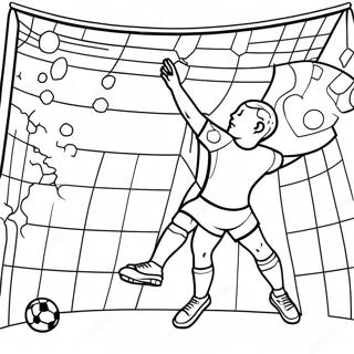 Goal Sheet Coloring Page 36313-30288