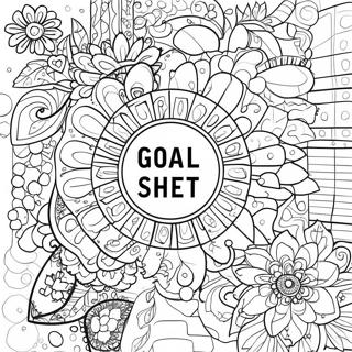 Motivational Goal Sheet Coloring Page 36314-30284