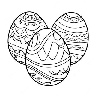 Easter Eggs Coloring Page 36343-30306