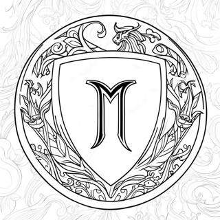 Maserati Logo Coloring Page 36353-30314