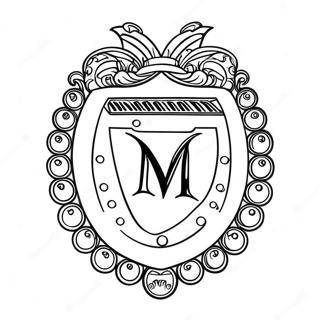 Maserati Logo Coloring Page 36353-30315