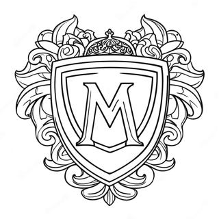 Maserati Logo Coloring Page 36353-30316