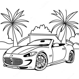 Maserati Sports Car Coloring Page 36354-30317