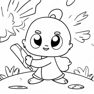 Kiff Characters In Action Coloring Page 36395-30341