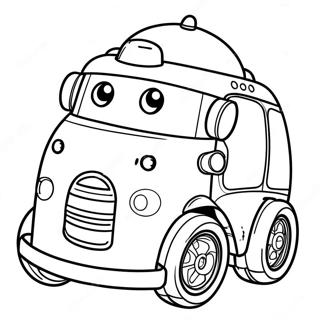 Robocar Poli Coloring Pages