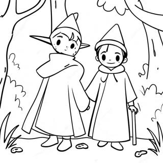 Wirt And Greg Adventuring Coloring Page 36415-30354