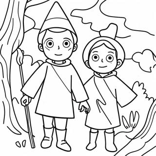 Wirt And Greg Adventuring Coloring Page 36415-30356