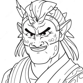 Kirishima Coloring Page 36474-30414