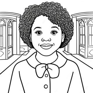 Ruby Bridges Inspirational Coloring Page 36484-30395