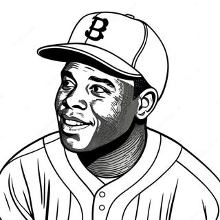 Jackie Robinson Coloring Page 36504-30423