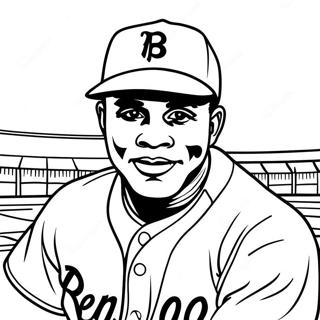 Jackie Robinson Coloring Page 36504-30424