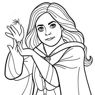 Hermione Coloring Pages