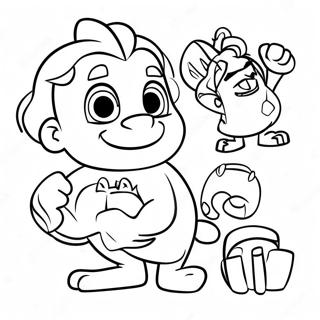 Ralph Breaks The Internet Coloring Pages